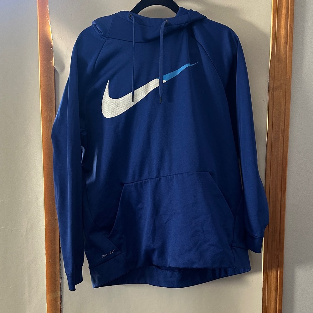 Nike Royal Blue Pullover with White Logo